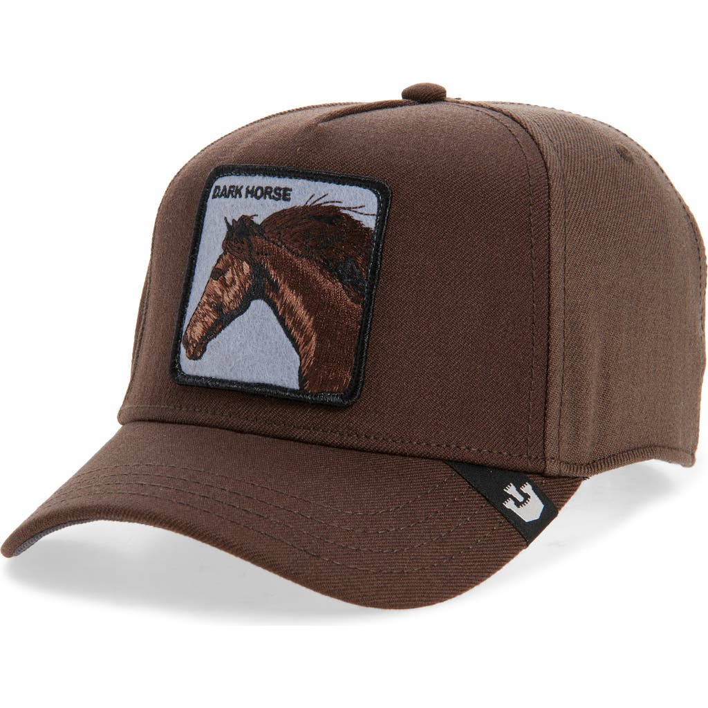 Goorin Bros . Dark Horse Patch Snapback Baseball Cap In Brown