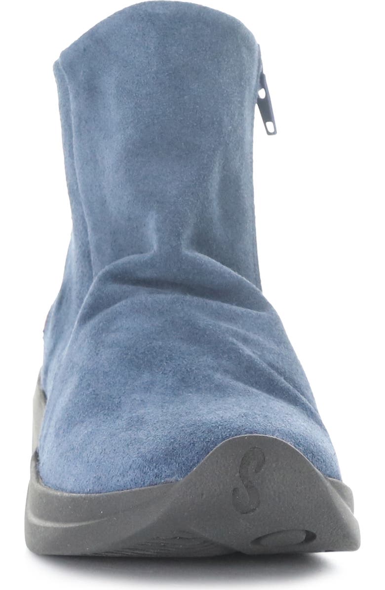 Softinos by Fly London Gujy Platform Wedge Bootie, Alternate, color, Blue Denim