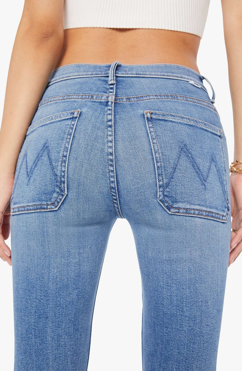 MOTHER Lil' Weekend Flare Jeans, Alternate, color, Poppin Wheelies