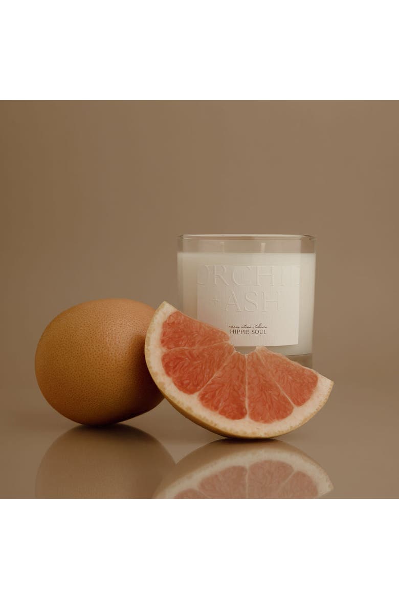 Hippie Soul Natural Candle - Warm Citrus + Tobacco, Alternate, color, None