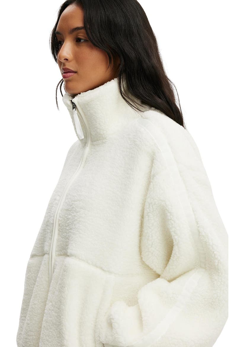 Women's Active Trail Soft Fleece Jacket, Alternate, color, Coconut Milk