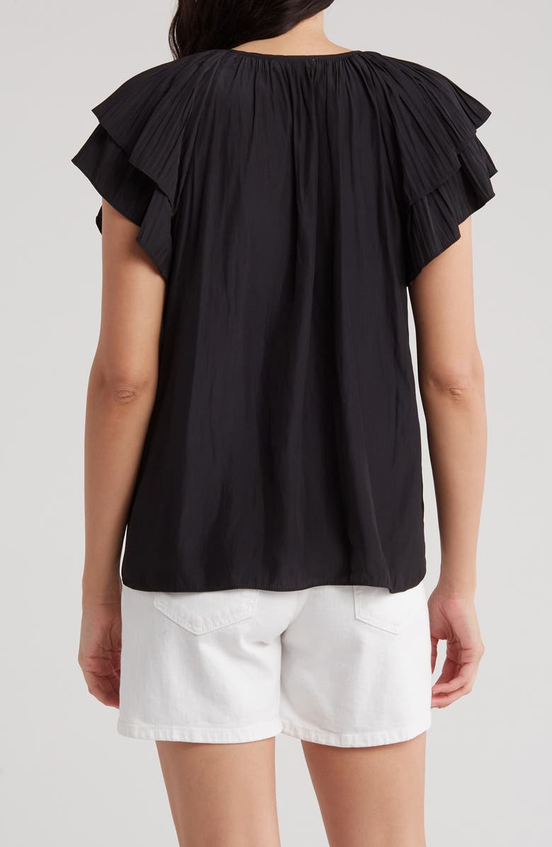 Ramy Brook Lunar Flutter Sleeve Top, Alternate, color,