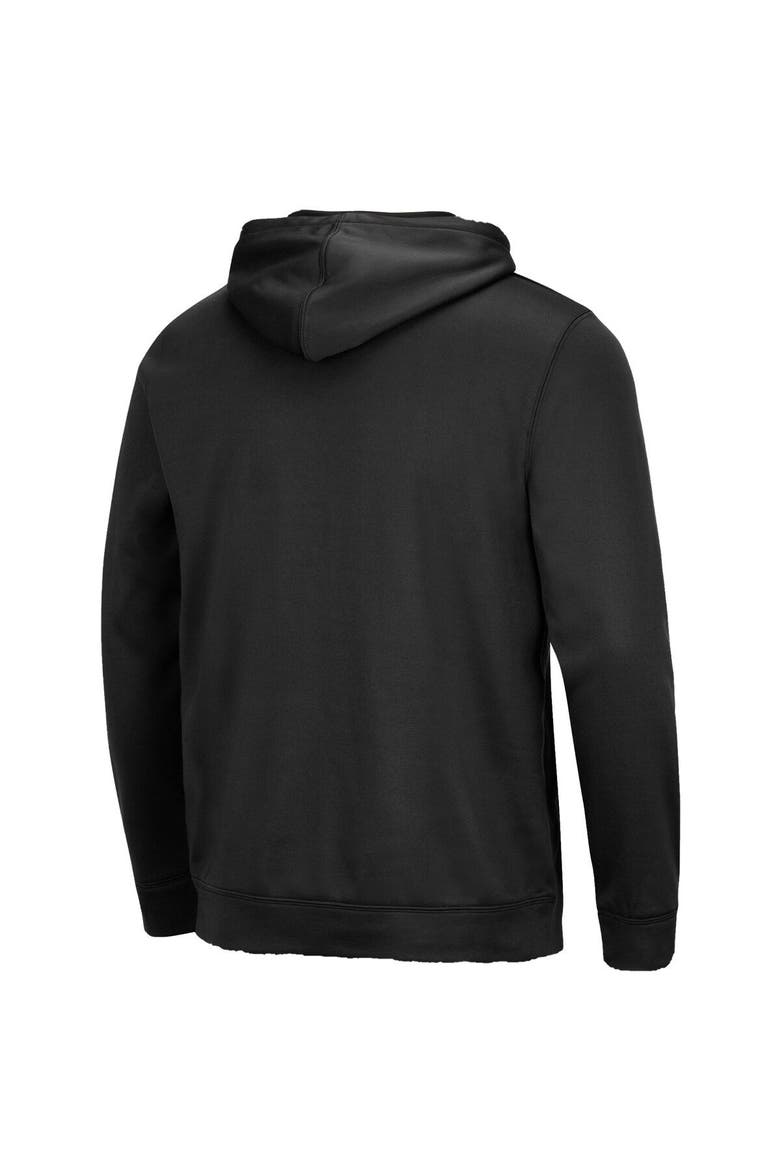 Men's Colosseum Black LSU Tigers Lantern Pullover Hoodie, Alternate, color, Black