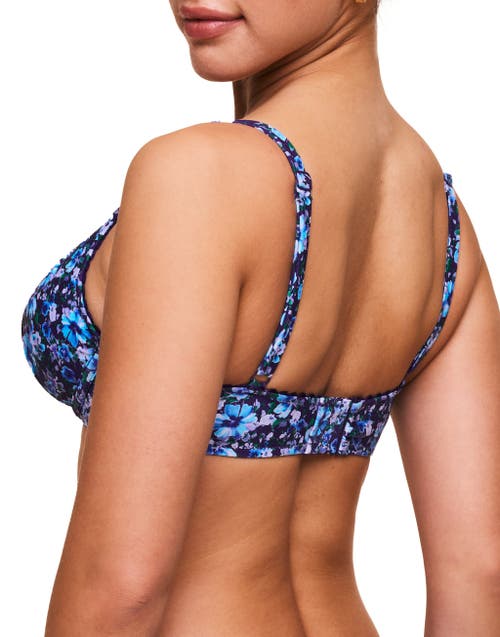 Shop Adore Me Pilar Swimwear Bikini Top In Floral Purple