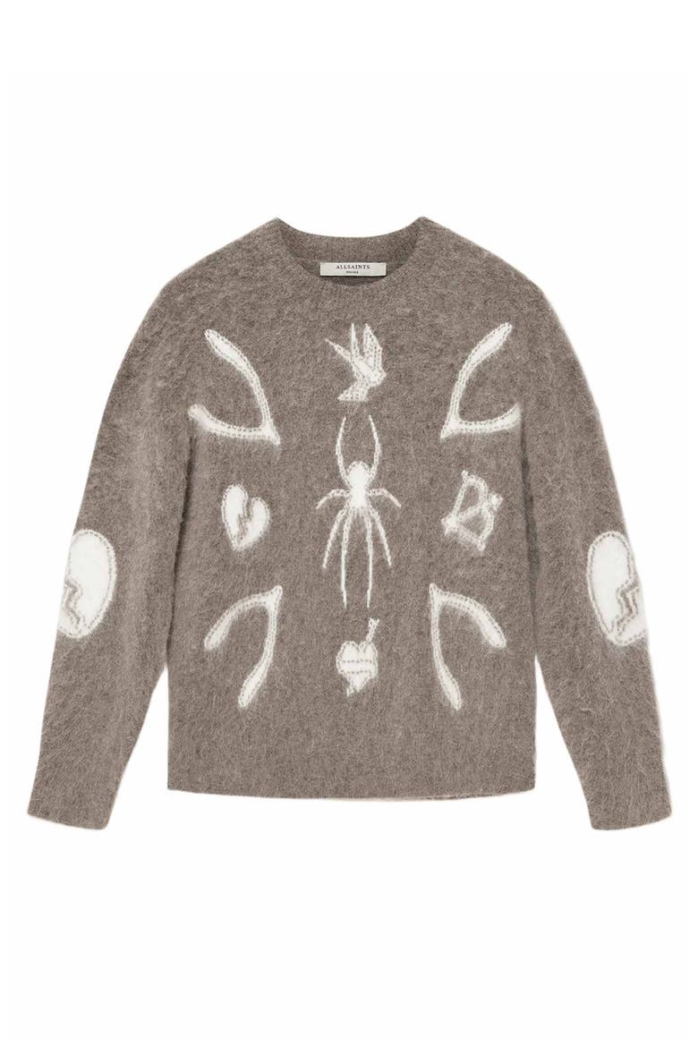 Charm Sweater, Alternate, color, WALNUT BROWN