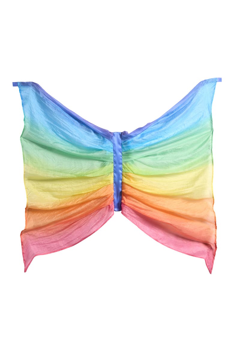 Kids' Rainbow Silk Fairy Wings, Main, color, RAINBOW