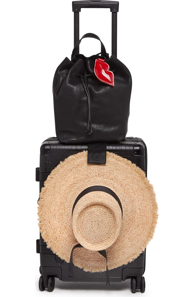 Lindsay Albanese TOPTOTE Leather Hat Holder, Alternate, color,