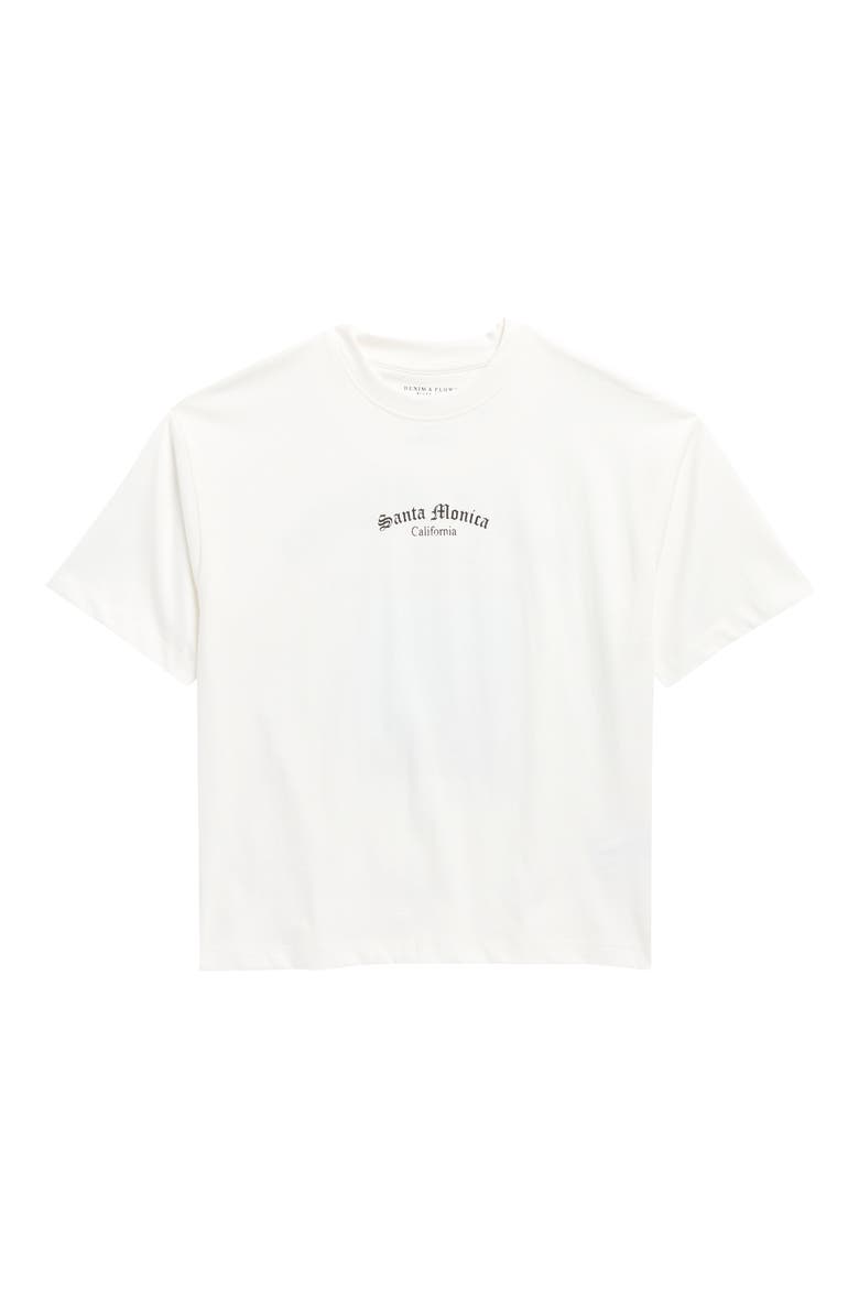 Kids' Santa Monica Graphic T-Shirt, Main, color, WHITE