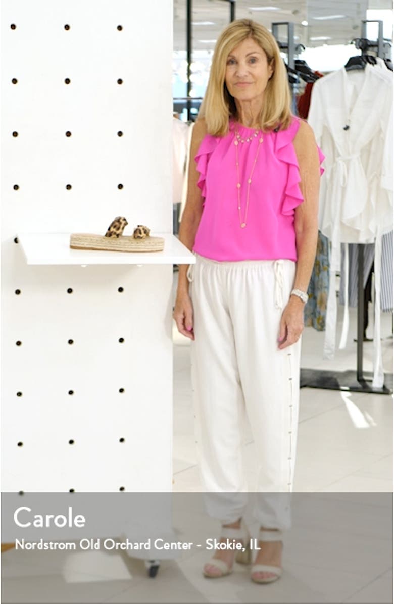 Daisy Knot Espadrille Slide Sandal, sales video thumbnail