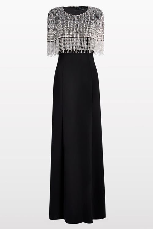 JENNY PACKHAM JENNY PACKHAM SABINE BEADED-FRINGED MAXI DRESS