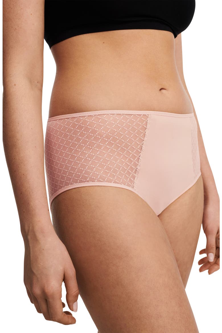 Norah Chic High Waist Full Briefs, Alternate, color, ROSE