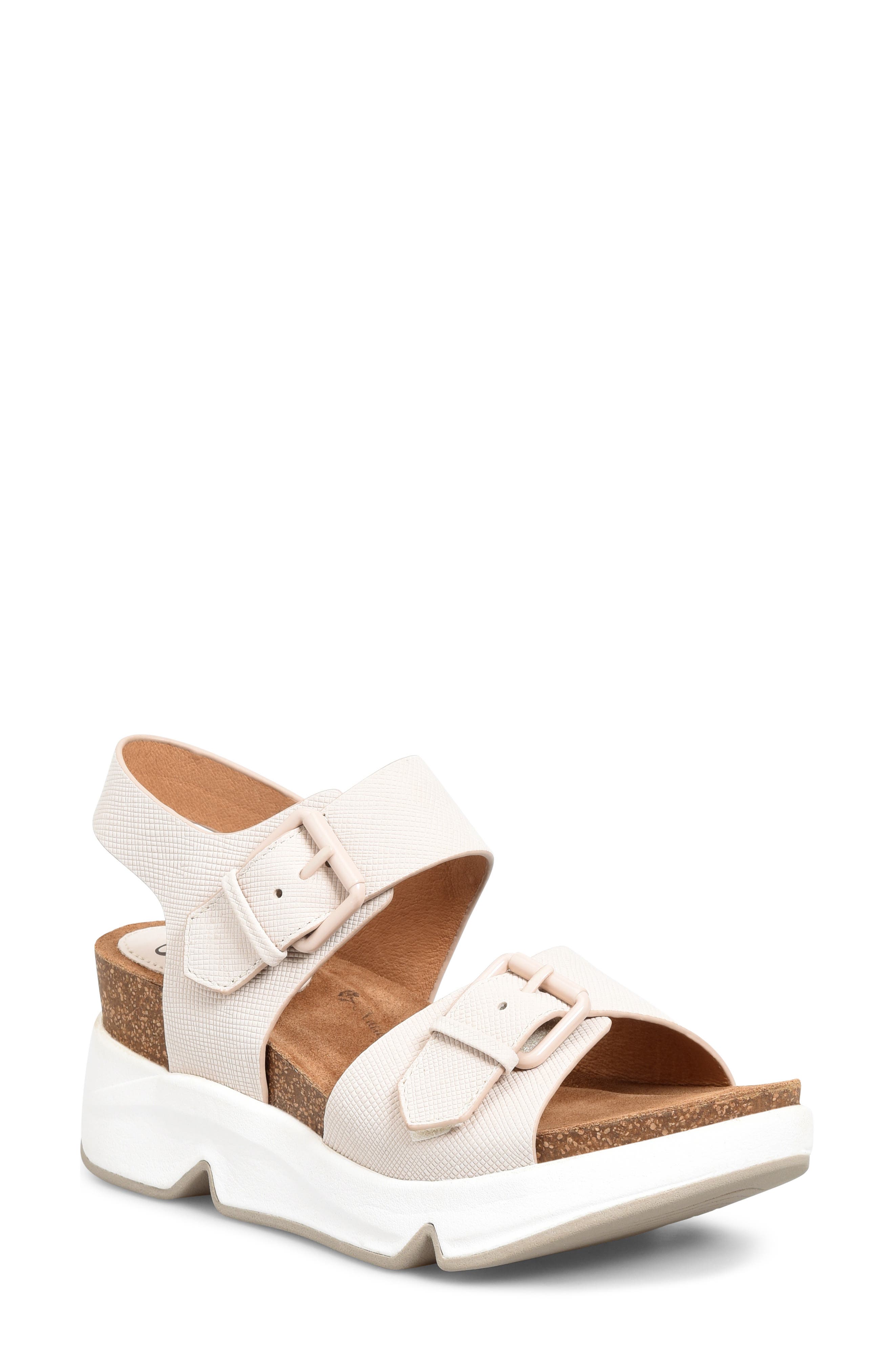 Söfft Castello Wedge Sandal, Main, color, 