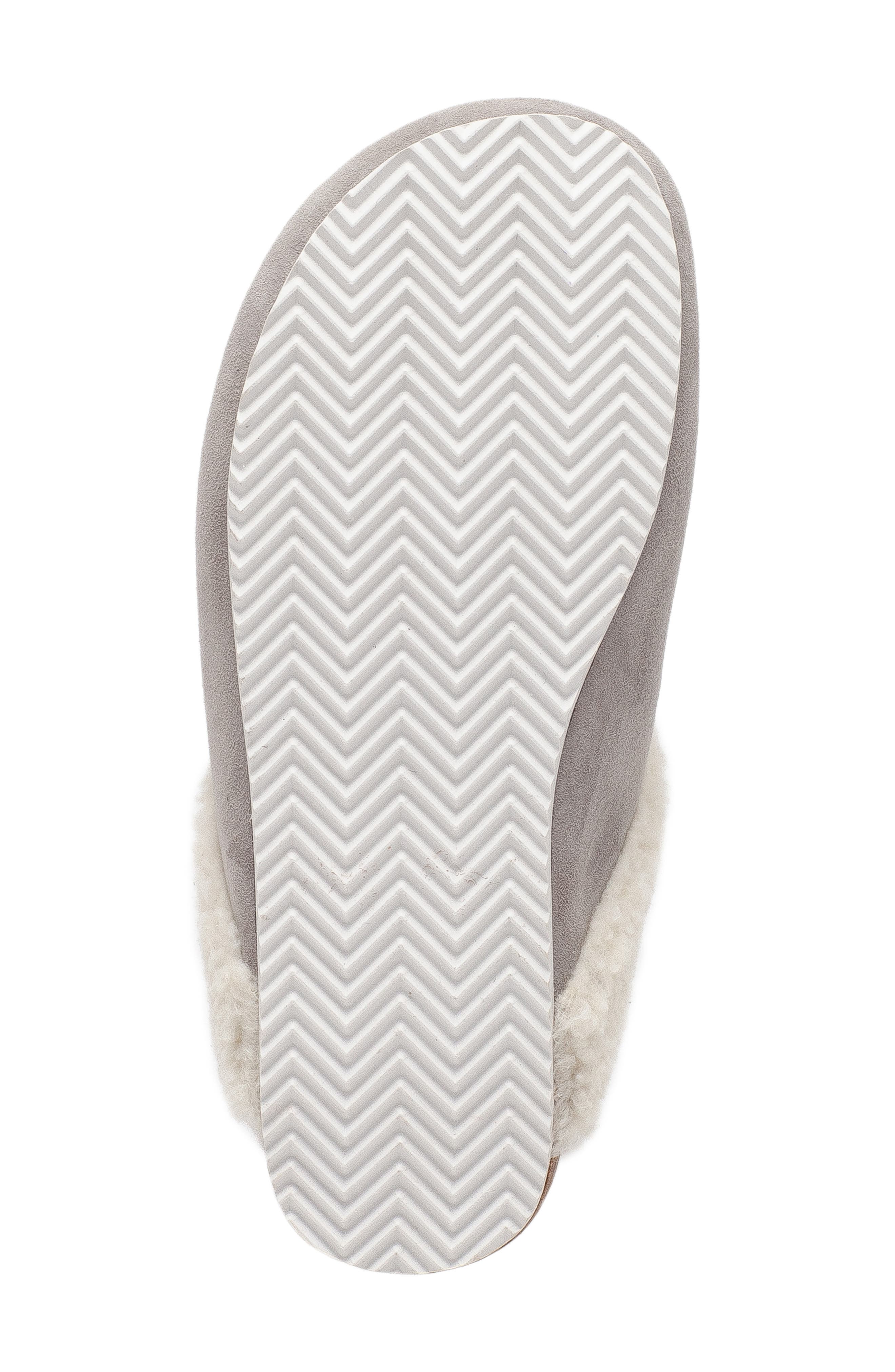 Zeal Faux Shearling Mule, Alternate, color, GREY SUEDE