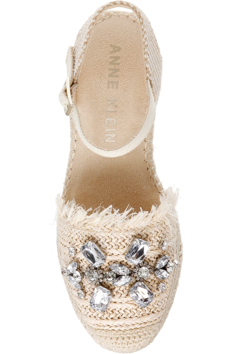 Anne Klein Lenox Wedge Espadrille Sandal, Alternate, color,