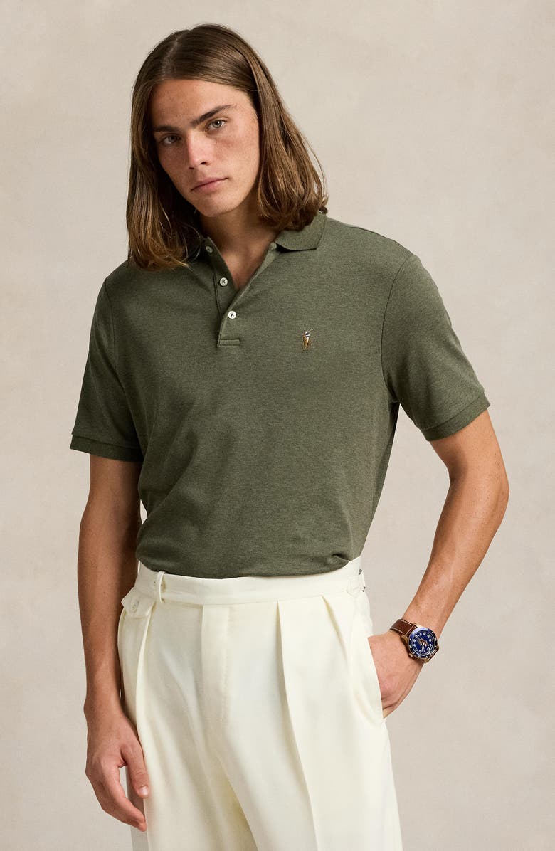 Polo Ralph Lauren Solid Cotton Jersey Polo, Alternate, color, 