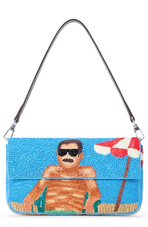Timmy Beaded Convertible Shoulder Bag