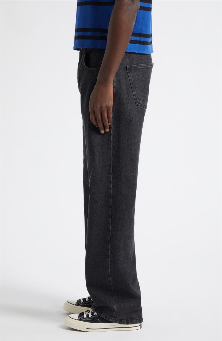 Second Layer Big Papi Relaxed Straight Leg Jeans, Alternate, color, Black Stone Wash