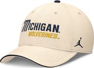 Jordan Brand Men's Jordan Brand Natural Michigan Wolverines 2026 Primetime Swooshflex Hat
