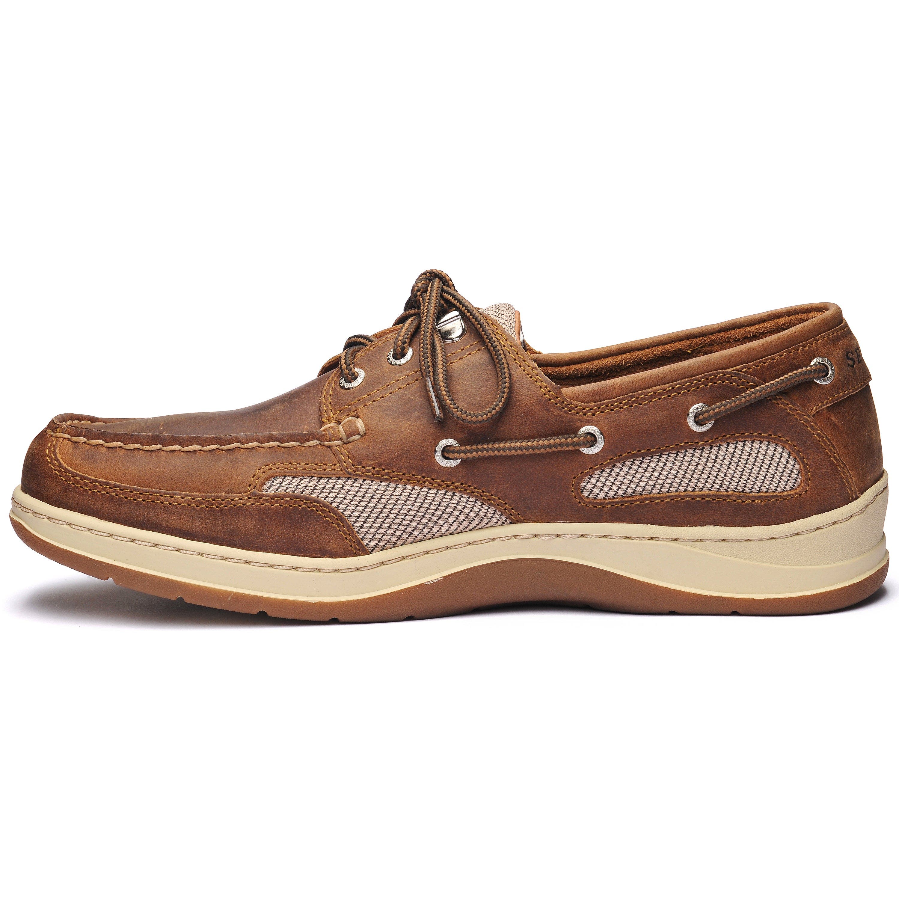 Sebago Clovehitch Ii Fgl Waxed Boat Shoes, Alternate, color, Brown Cinnamon