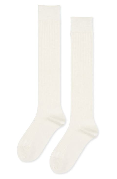 Rib Knee High Socks