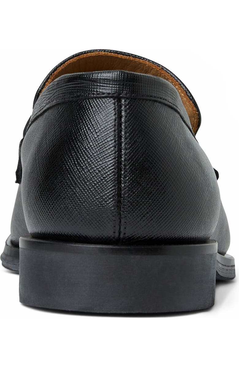 Bruno Magli Raging Bit Loafer, Alternate, color, Black Saffiano