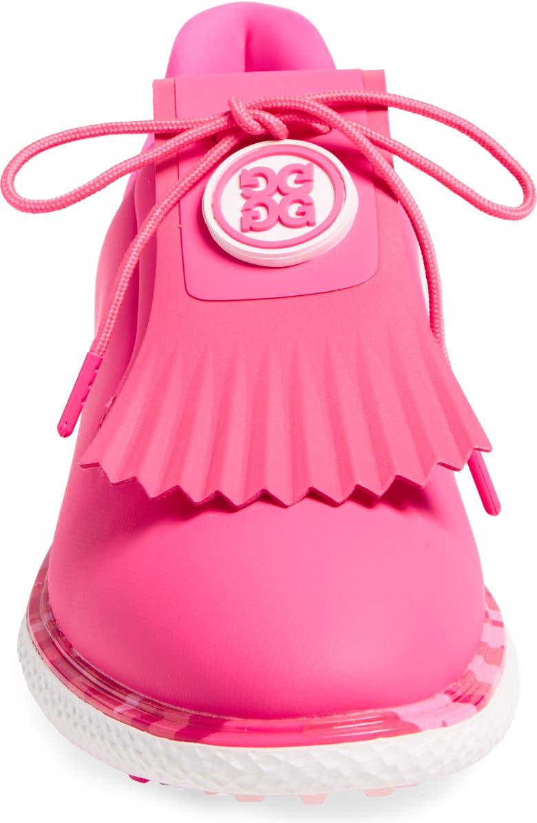 G/FORE Gallivant2r Perforated Kiltie Golf Shoe, Alternate, color, Knockout Pink