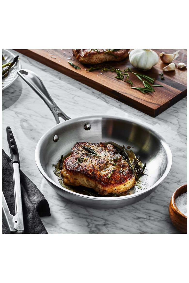 Spirit Polished 8" Fry Pan, Alternate, color, STAINLESS STEEL