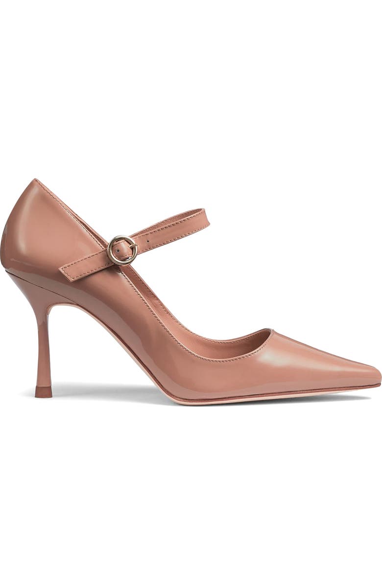 LK Bennett Camille Court Mary Jane Pointed Toe Pump, Alternate, color, Dark Taupe