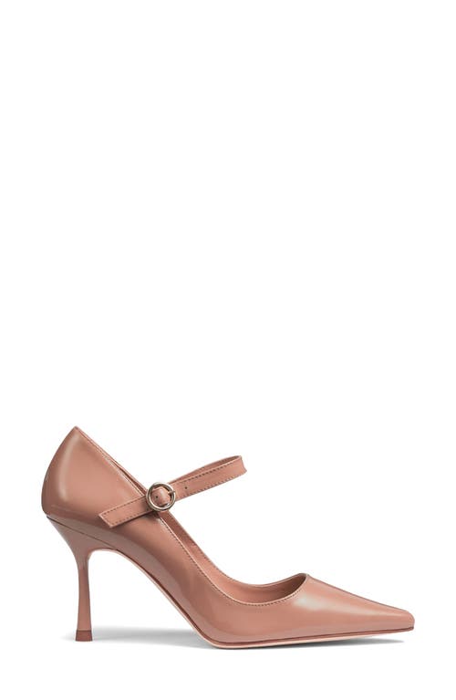 Lk Bennett Camille Court Mary Jane Pointed Toe Pump In Brown