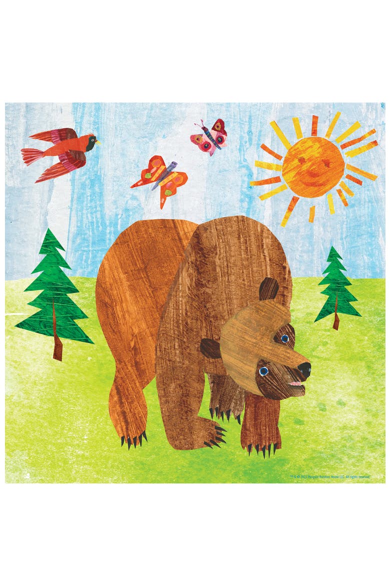 Eric Carle Brown Bear 25 Piece Puzzle, Alternate, color, Multicolor