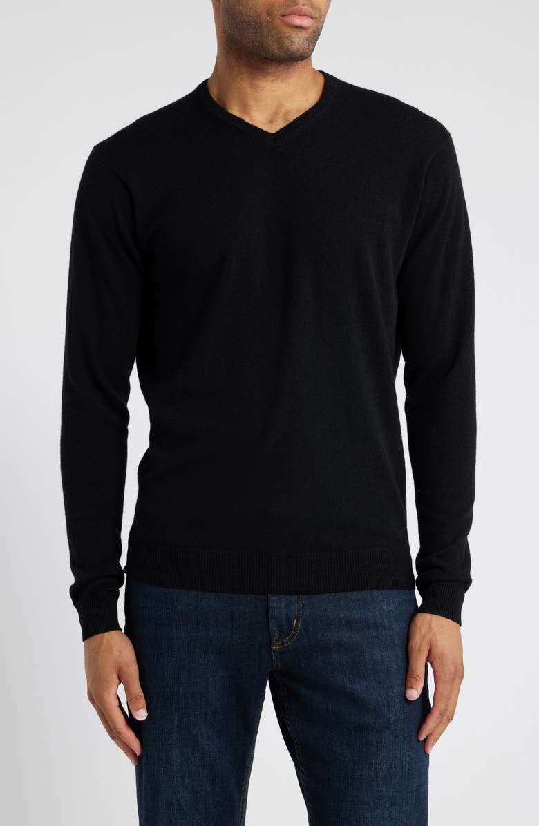Peter Millar Crown Heritage Cashmere V-Neck Sweater, Main, color, 