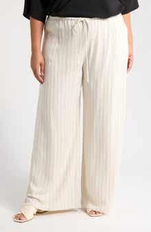 Renee C Stripe Wide Leg Pants