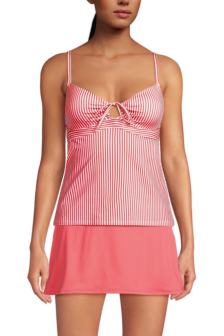 Lifting Tankini, Main, color, Wood Lily Mini Stripe