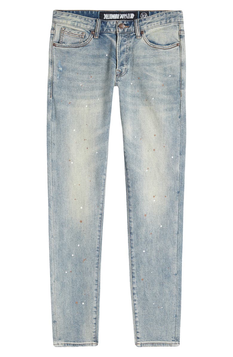 Billionaire Boys Club Lunar Distressed Stretch Jeans, Main, color, 