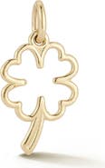 Ember Fine Jewelry 14K Gold Clover Charm