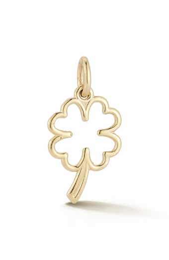 Ember Fine Jewelry 14K Gold Clover Charm