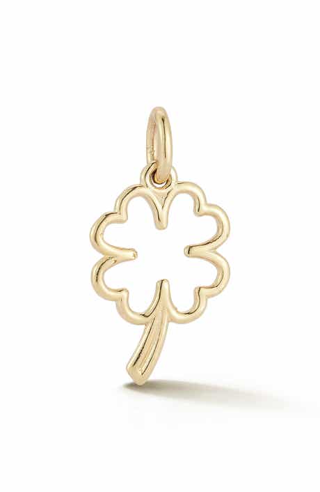 Ember Fine Jewelry 14K Gold Clover Charm