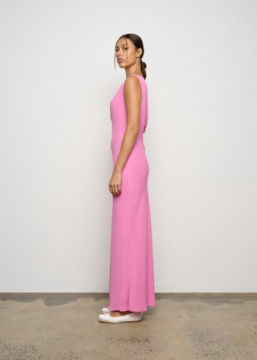 One Of Others Bardot Dress In Vivid Pink
