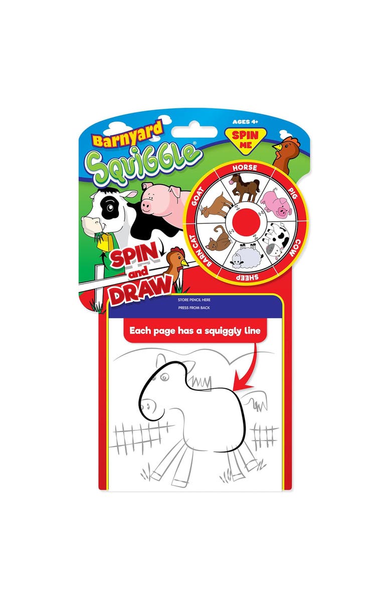 RandomLine of Creative Things Squiggle Barnyard Onthego Doodle Pad 4+, Main, color, Multicolored