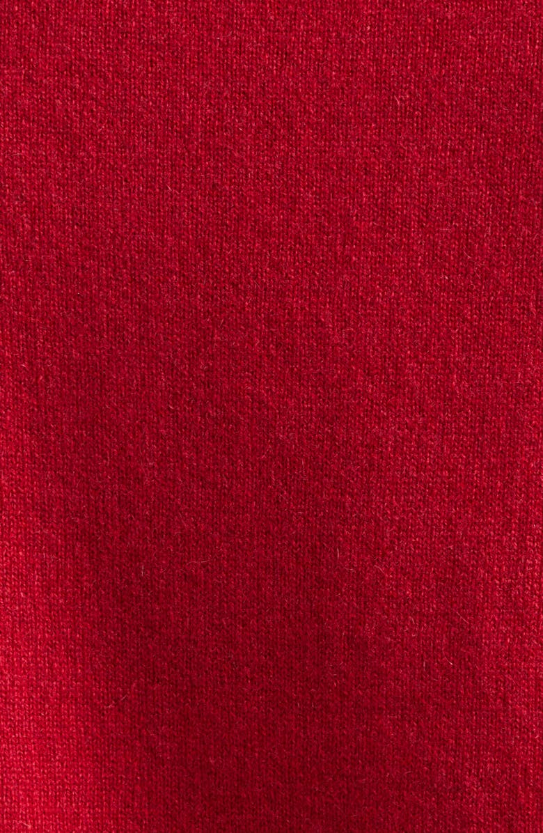 Johnstons of Elgin Iris Cashmere Sweater Vest, Alternate, color, Claret