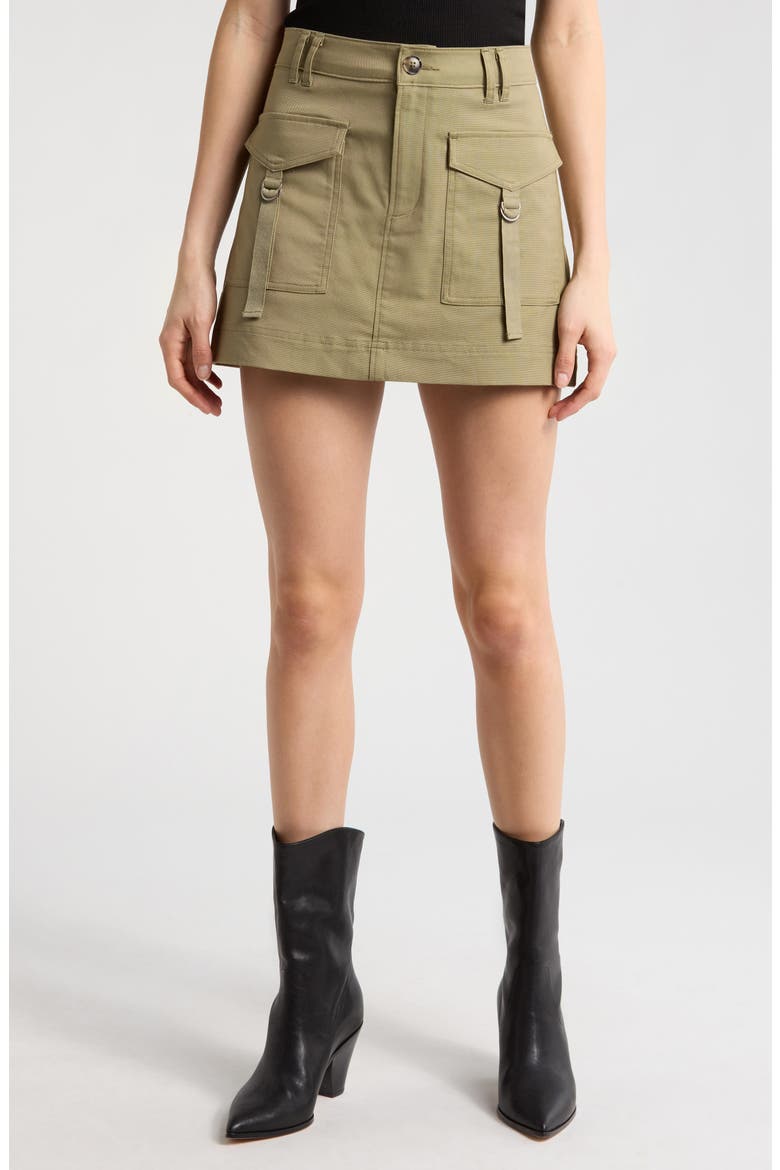 Kayla Cargo Miniskirt, Main, color, SAGE