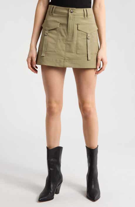 PAIGE Kayla Cargo Miniskirt