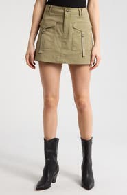 PAIGE Kayla Cargo Miniskirt