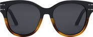 DIOR Signature B6F 55mm Round Sunglasses