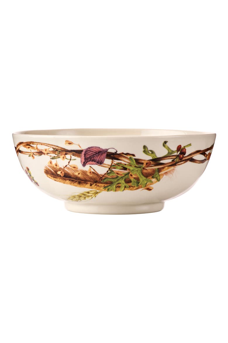Forest Walk Ceramic Serving Bowl, Main, color, CAF AU LAIT