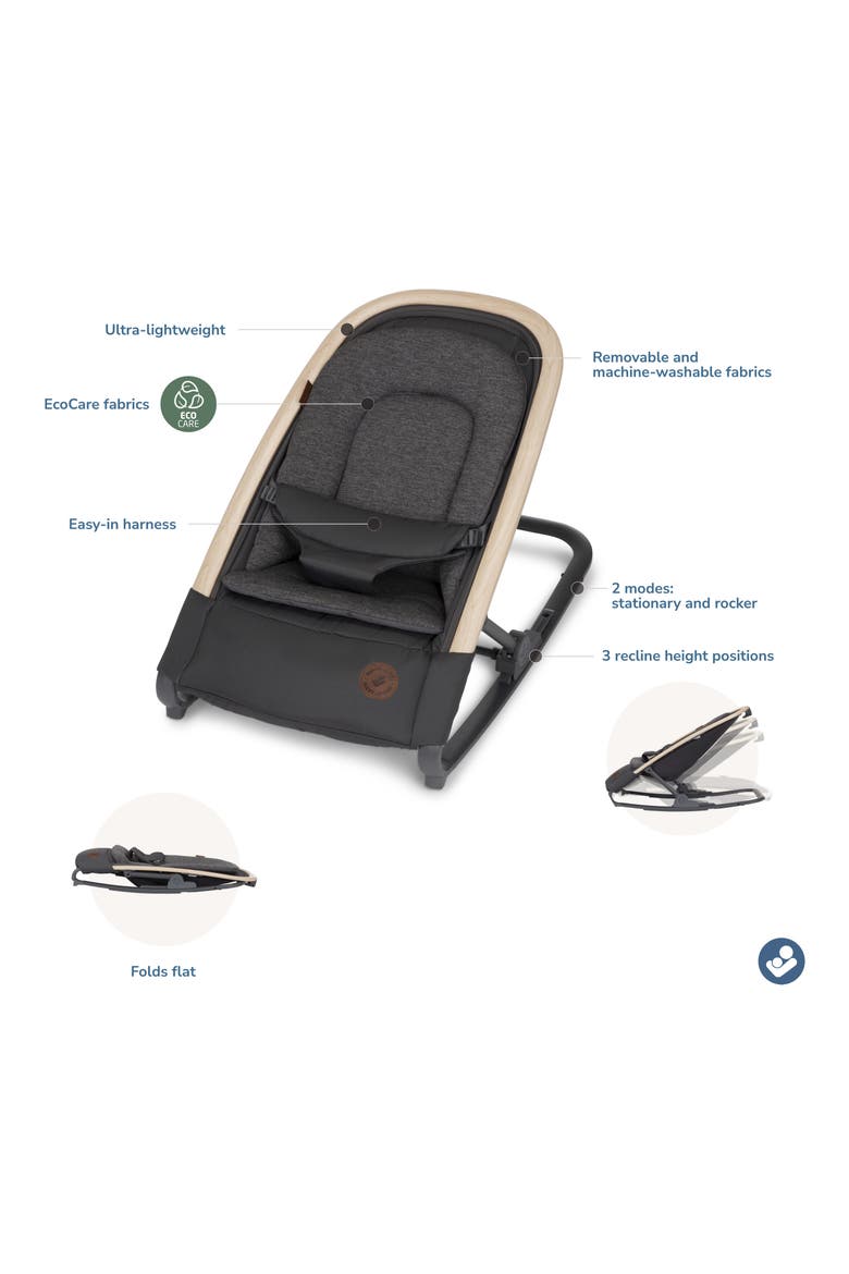 Kori 2-in-1 Rocker Chair, Alternate, color, CLASSIC GRAPHITE