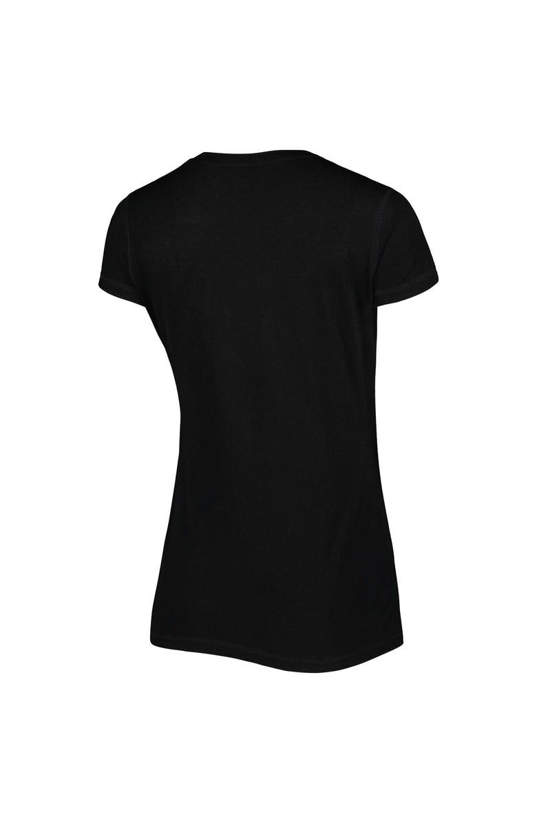 CONCEPTS SPORT Women's Concepts Sport Black/Orange Philadelphia Flyers Badge T-Shirt & Pants Sleep Set, Alternate, color, 