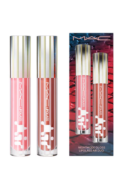 Mac Cosmetics Nightmode Lipglass Air Lip Gloss Duo $50 Value