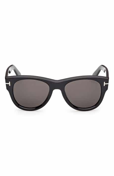 TOM FORD 52mm Round Photochromic Sunglasses