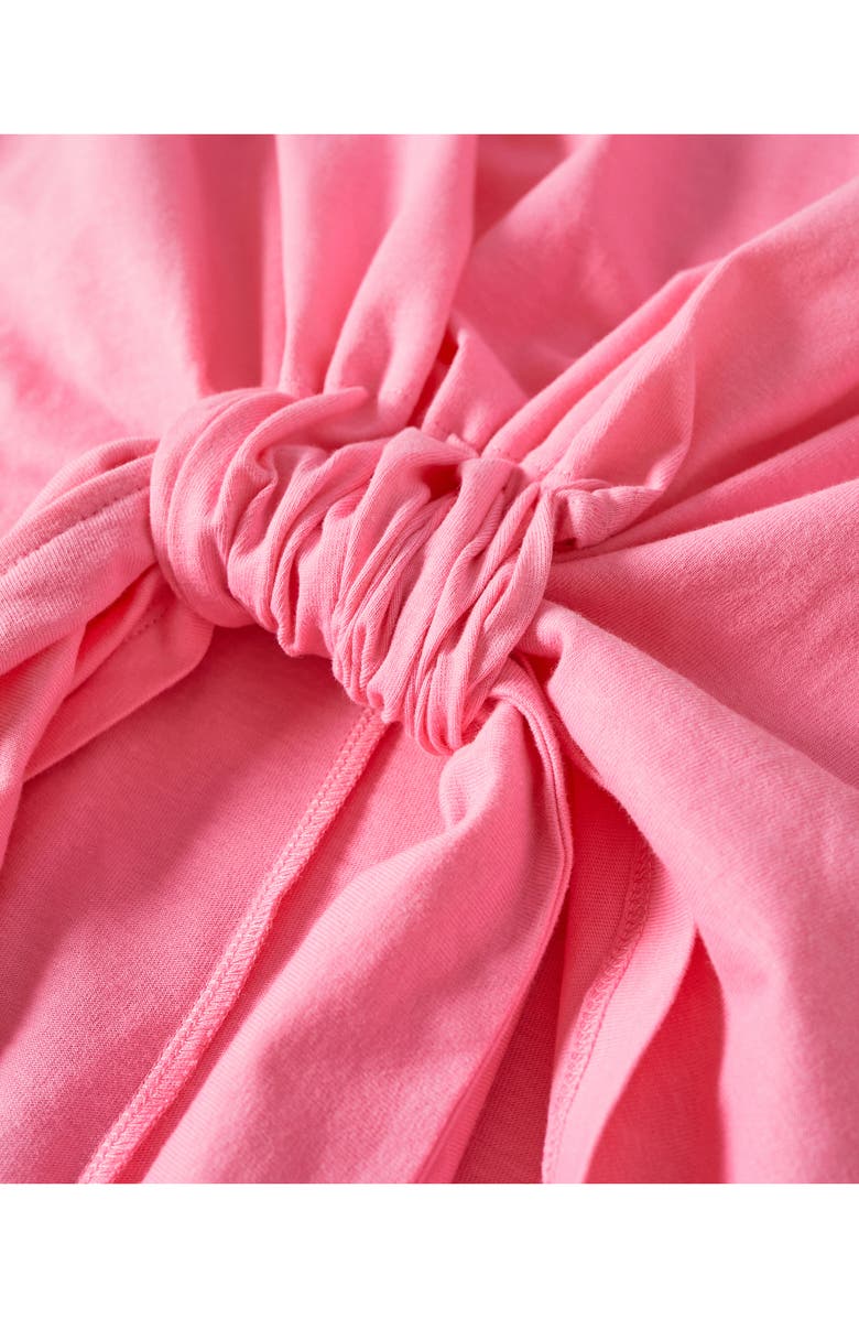 MANGO Tie Front Cotton T-Shirt, Alternate, color,